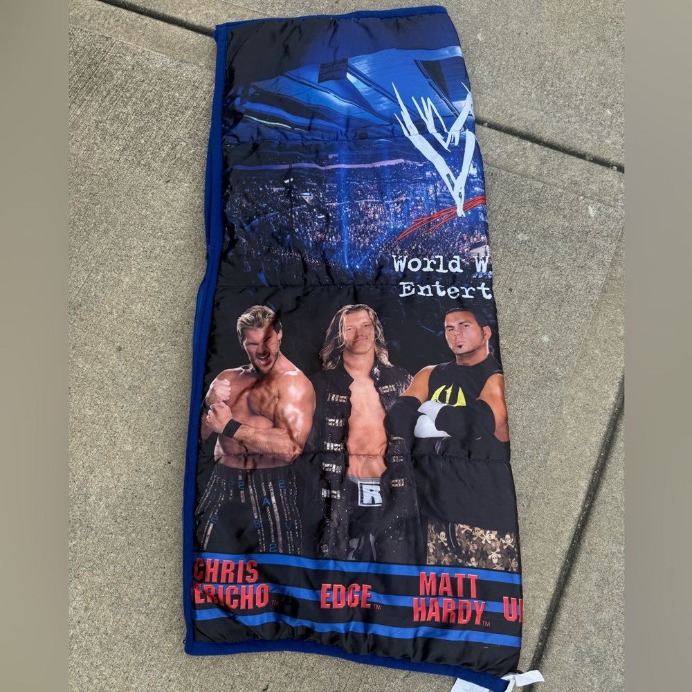 WWE Comforter Set Reversible Twin Size Bryan, Orton, Reigns, Cena Wrestling